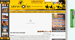 Desktop Screenshot of abysstours.com